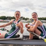 Rowers getting medals at Britchamps