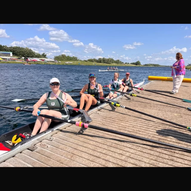 Happy faces all around ! 
Well done to our Masters rowers who raced at Nottingham this last weekend for the British Rowing Masters Championship. With some ‘interesting’ winds not deterring, we had some great results ! 

Saturday : 

🥇- 4+ Chloe White, Lisa Cocks, Helen Ellison, Eleanor Burke , COX Vickie Sincock -1st 

🏅- 2x dave Byrnes and Jo Thorpe -2nd

🏅- 2x Laura Cresser and Tom Kier -2nd

🏅- 4x- Chloe White, Lisa Cocks, Helen Ellison, Eleanor Burke COX Vickie Sincock -2nd

🏅- 2x Kirsty Ffrench-Constant and Di Parish - 3rd 

Sunday : 

🥇- w 8+  1st 
🥇 - 1x Laura Cresser - 1st 
🥇- Dave Brynes and Composite Crew - 1st
🏅- K. Lancaster, A. Allison, V. Sincock, A. Sykes - 2nd